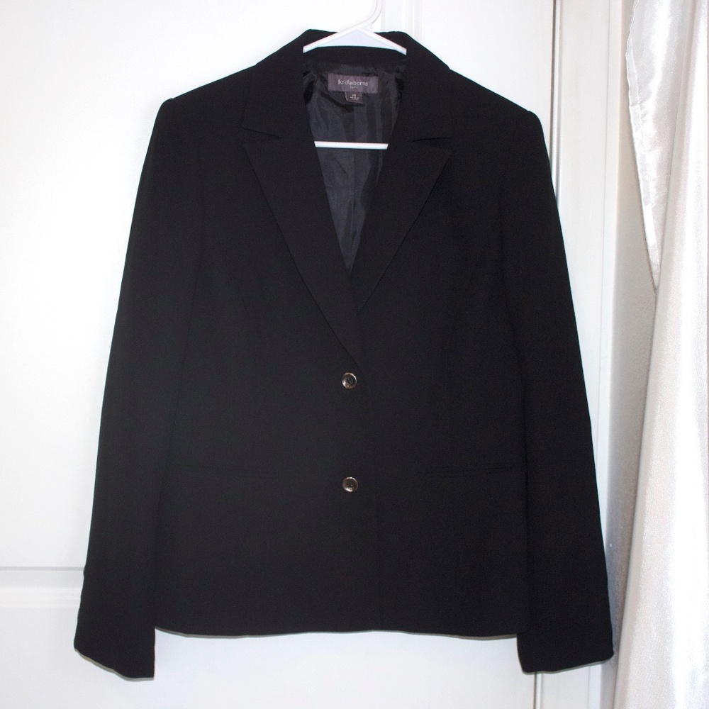NWOT Liz Claiborne Black Suit Blazer, size 10